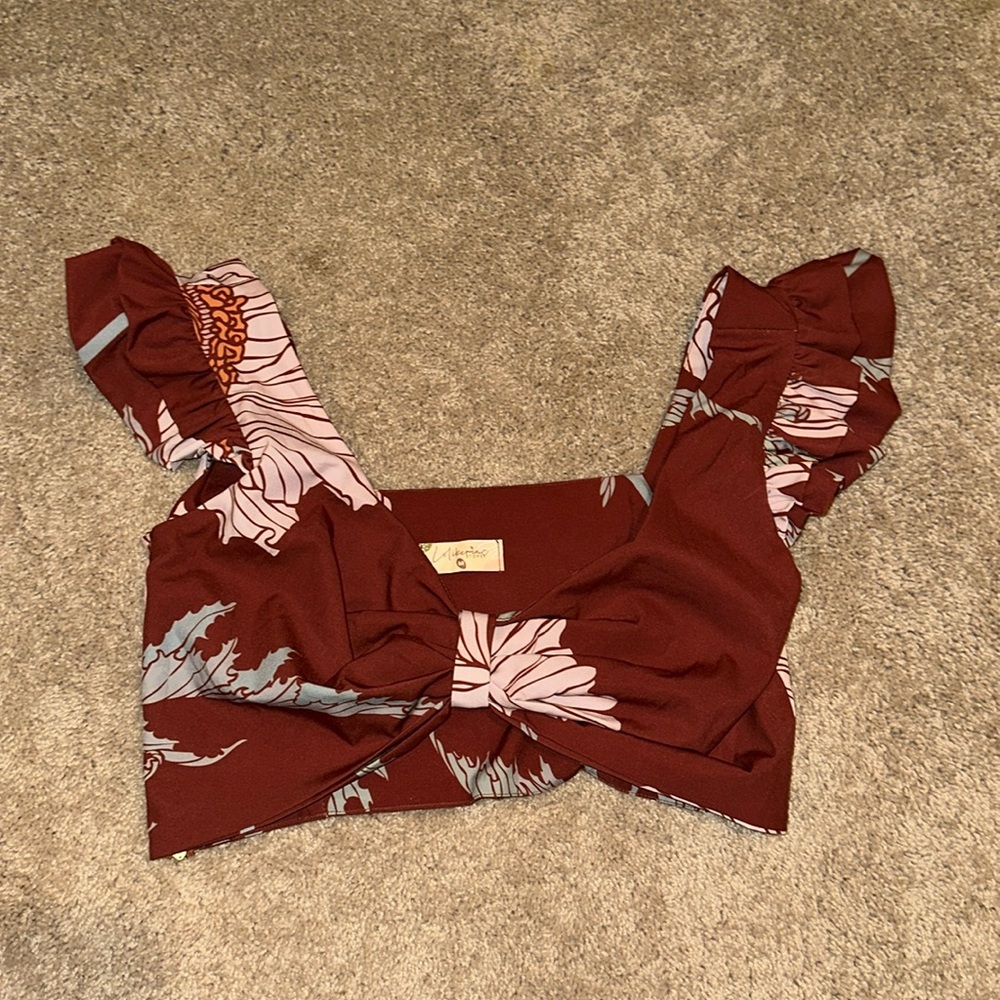 Tropical crop top